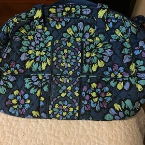 Vera Bradley Indigo Pop Diaper/multi use bag